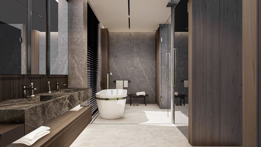 Master bathroom